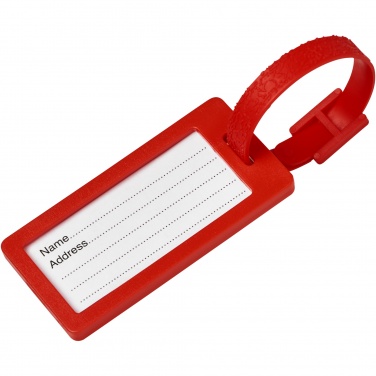 Logotrade corporate gift picture of: River recycled window luggage tag