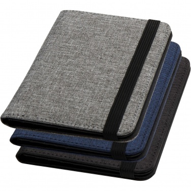 Logo trade business gifts image of: Ross GRS RPET RFID passport holder