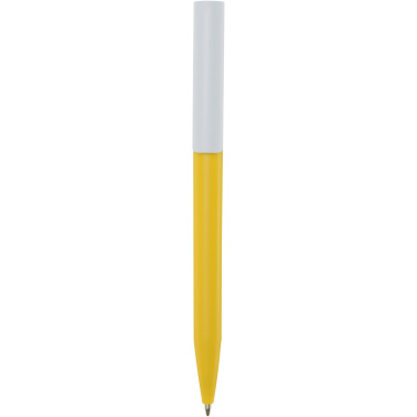 Logo trade advertising product photo of: Unix recycled plastic ballpoint pen