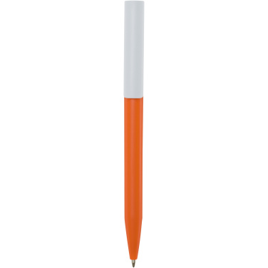 Logo trade business gifts image of: Unix recycled plastic ballpoint pen