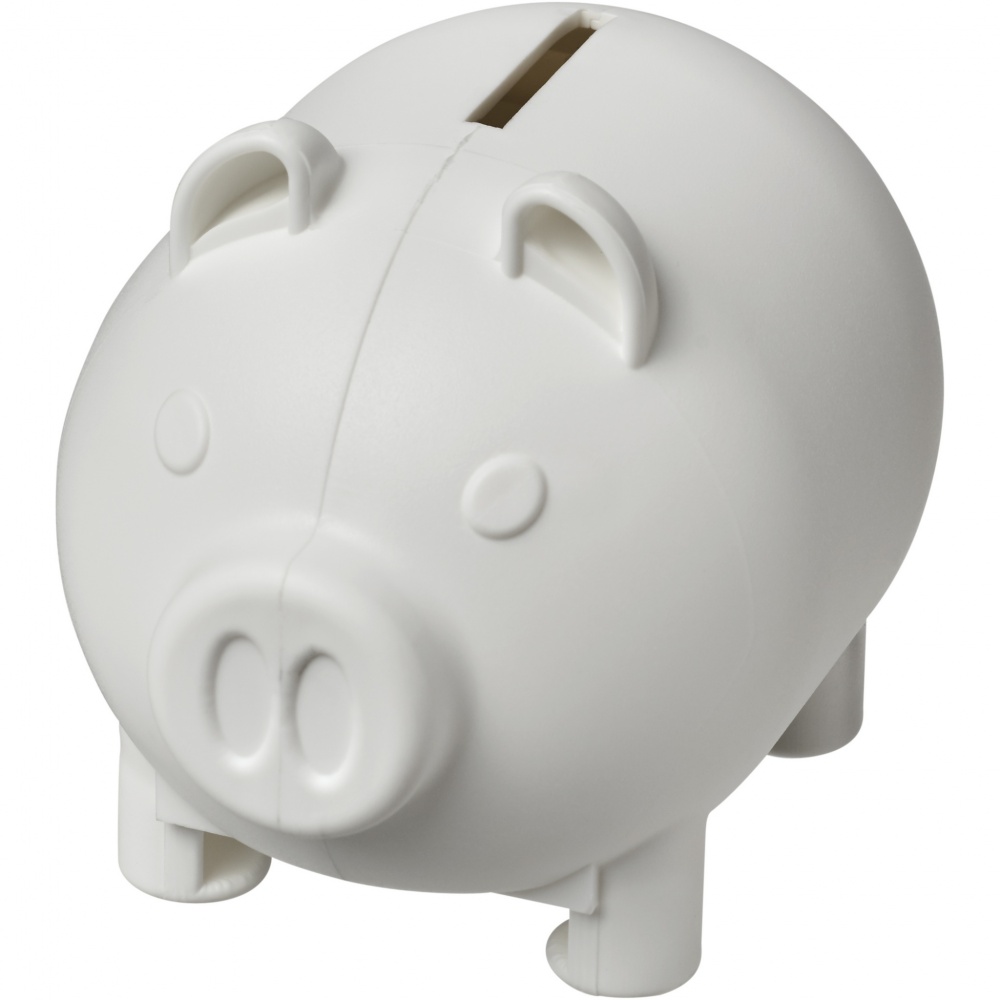 Logo trade promotional product photo of: Oink recycled plastic piggy bank