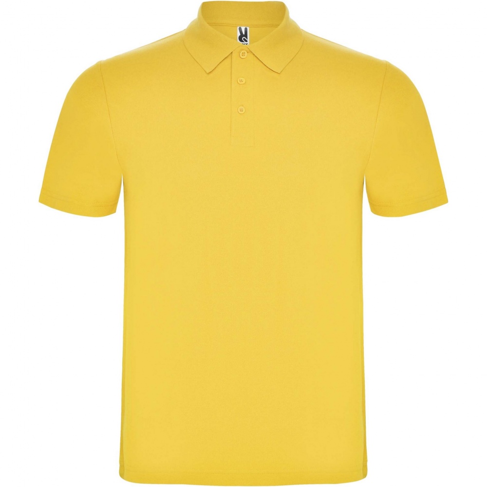 Logo trade advertising products image of: Austral short sleeve unisex polo