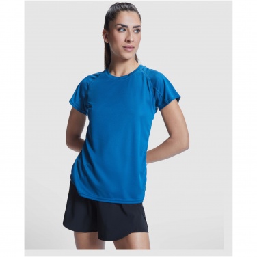 Logo trade business gifts image of: Bahrain short sleeve women's sports t-shirt