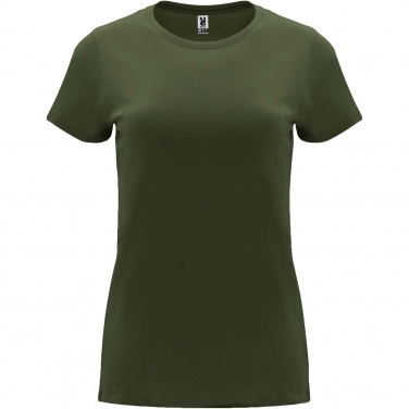 Logo trade corporate gifts image of: Capri short sleeve women's t-shirt