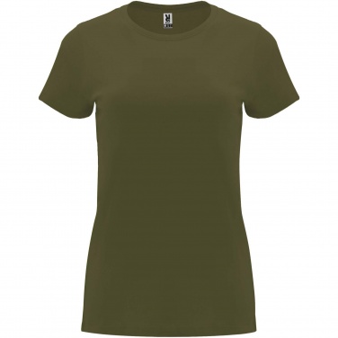 Logo trade promotional giveaway photo of: Capri short sleeve women's t-shirt