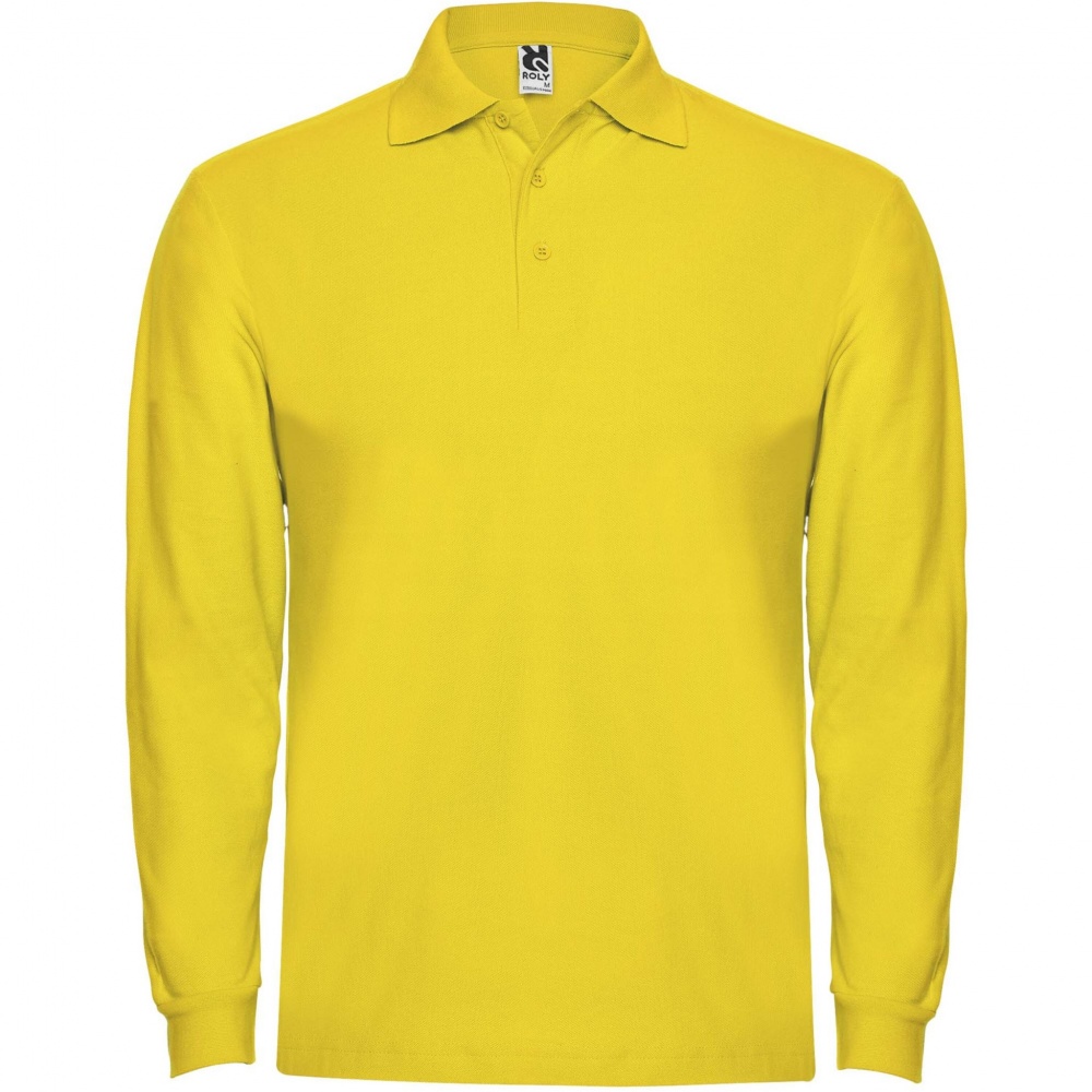 Logo trade promotional products image of: Estrella long sleeve men's polo