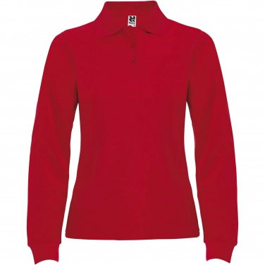 Logo trade promotional giveaways image of: Estrella long sleeve women's polo