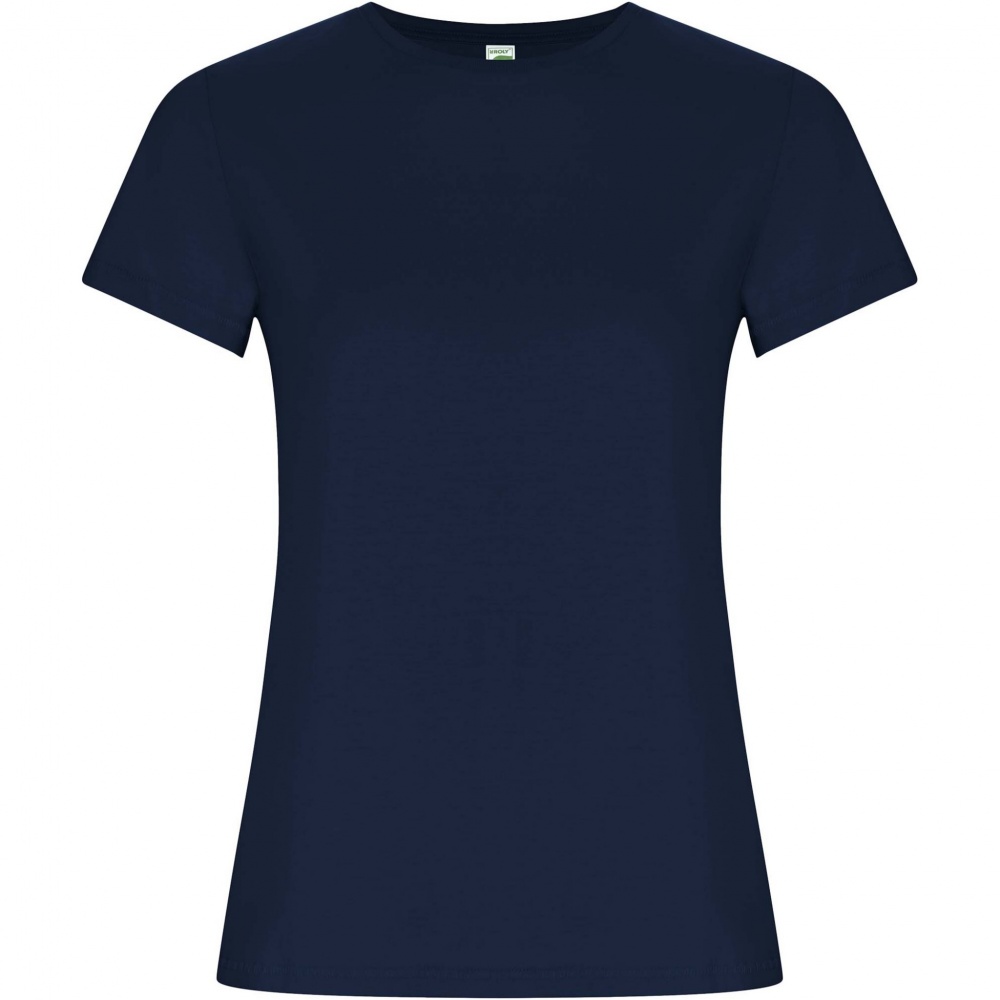 Logo trade promotional giveaway photo of: Golden short sleeve women's t-shirt