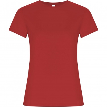 Logo trade promotional giveaways picture of: Golden short sleeve women's t-shirt