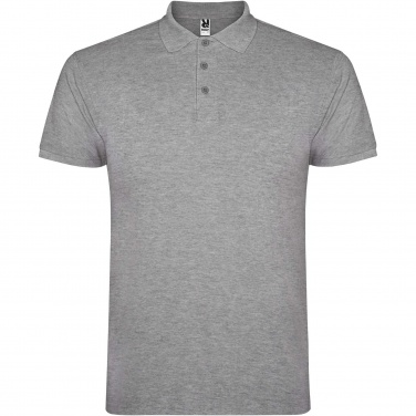 Logo trade promotional giveaways picture of: Star short sleeve men's polo