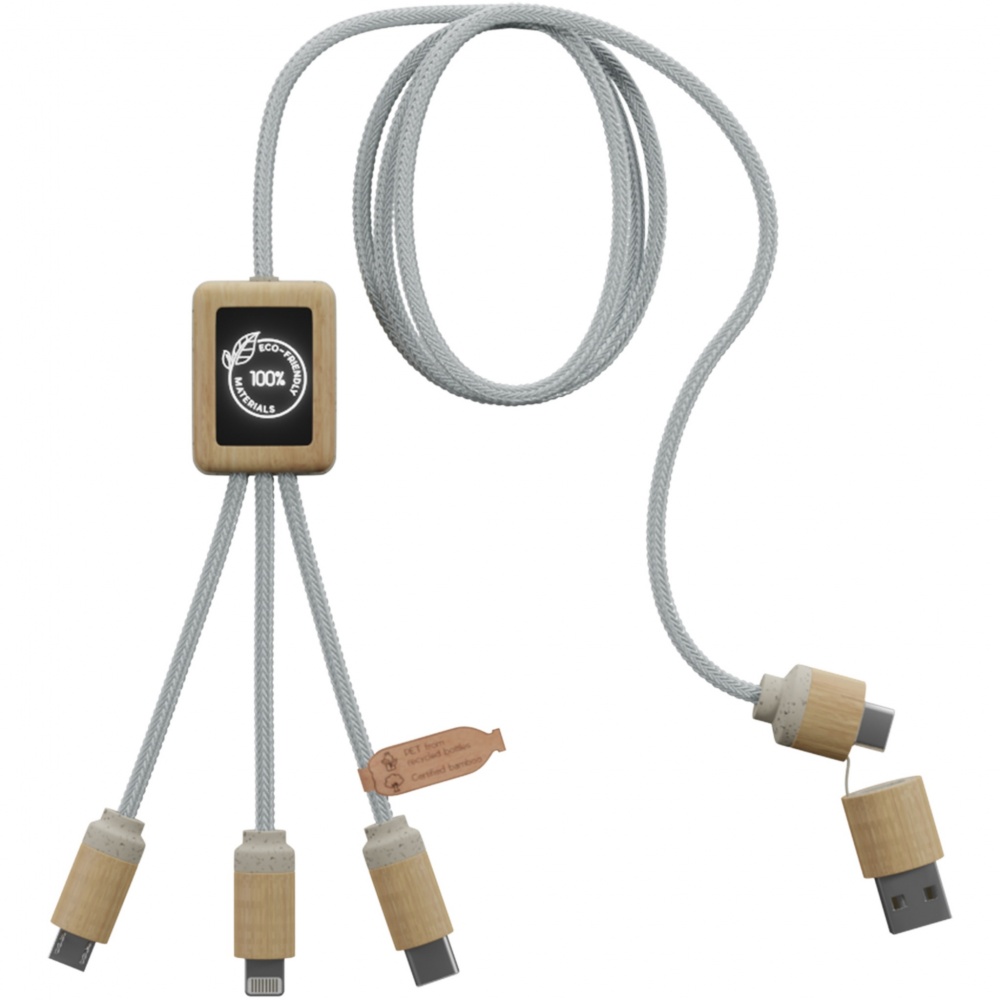 Logotrade advertising product image of: SCX.design C49 5-in-1 charging cable