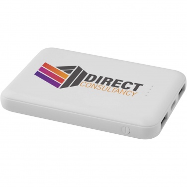 Logo trade promotional giveaway photo of: Asama 5000 mAh Type-C recycled plastic power bank