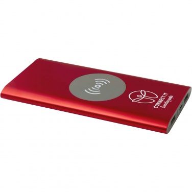 Logotrade promotional giveaways photo of: Juice 8000 mAh Type-C recycled aluminium wireless power bank