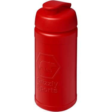 Logo trade promotional giveaways image of: Baseline Rise 500 ml sport bottle with flip lid