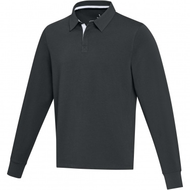 Logotrade promotional products photo of: Clyde unisex organic rugby polo sweatshirt