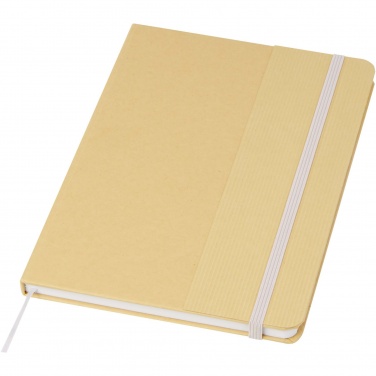 Logotrade business gift image of: Nelida A5 recycled cardboard hard cover notebook