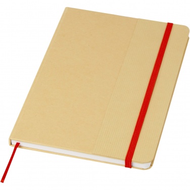 Logotrade business gift image of: Nelida A5 recycled cardboard hard cover notebook
