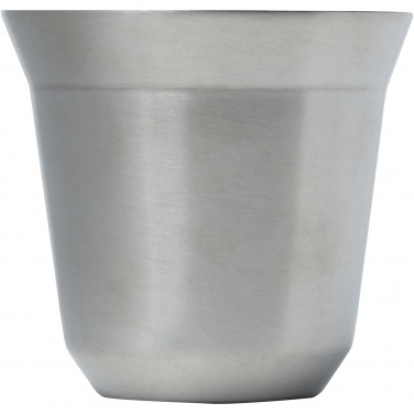 Logotrade corporate gift image of: Duo 80 ml RCS certified stainless steel espresso cup set 