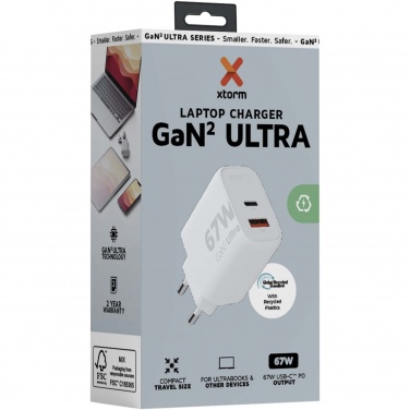 Logo trade business gift photo of: Xtorm XEC067 GaN² Ultra 67W wall charger