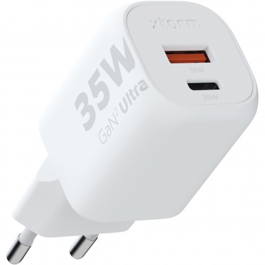 Logotrade promotional gifts photo of: Xtorm XEC035 GaN² Ultra 35W wall charger