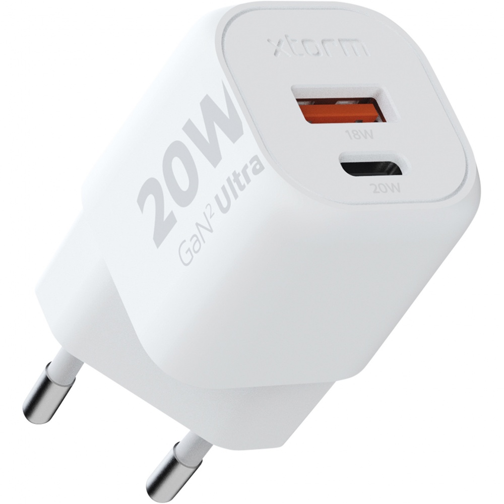 Logotrade promotional products photo of: Xtorm XEC020 GaN² Ultra 20W wall charger