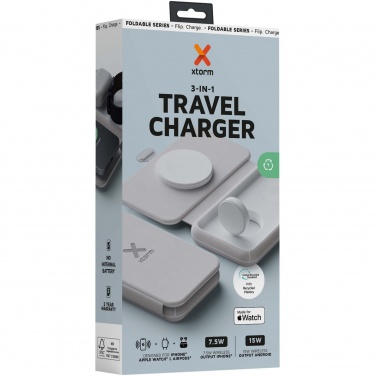 Logotrade promotional giveaways photo of: Xtorm XWF31 15W foldable 3-in-1 wireless travel charger