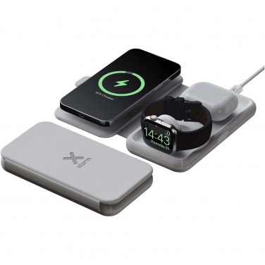 Logotrade business gifts photo of: Xtorm XWF31 15W foldable 3-in-1 wireless travel charger