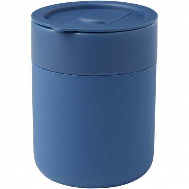 Logotrade corporate gift image of: Java 330 ml ceramic tumbler with silicone wrap and plastic lid