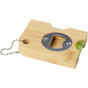 Logotrade corporate gift picture of: Levo bamboo bottle opener with level 