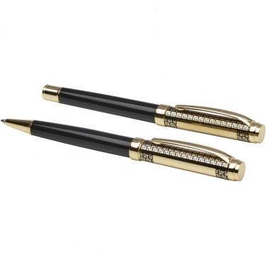 Logo trade promotional item photo of: Legato ballpoint and rollerball pen set