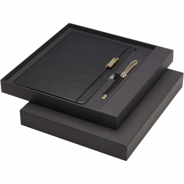 Logotrade business gift image of: Legato A5 notebook and rollerball pen set 
