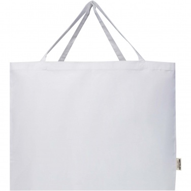 Logo trade promotional gift photo of: Odessa 220 g/m² GRS recycled cotton large tote bag
