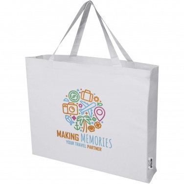 Logotrade promotional giveaways photo of: Odessa 220 g/m² GRS recycled cotton large tote bag