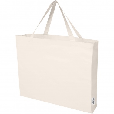 Logo trade promotional giveaway photo of: Odessa 220 g/m² GRS recycled cotton large tote bag