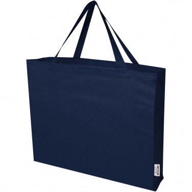 Logo trade promotional giveaways picture of: Odessa 220 g/m² GRS recycled cotton large tote bag