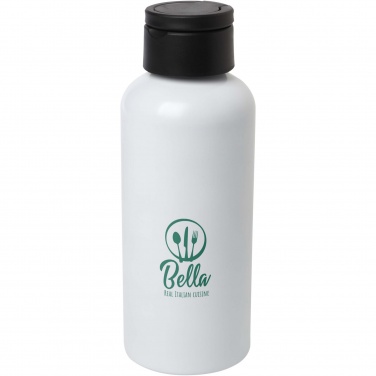 Logotrade promotional merchandise image of: Trinity 600 ml RCS certified recycled aluminium water bottle with RPET lid