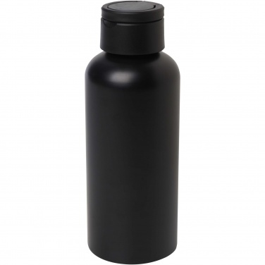 Logo trade promotional giveaways image of: Trinity 600 ml RCS certified recycled aluminium water bottle with RPET lid