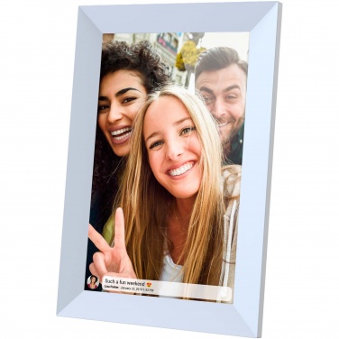 Logo trade business gifts image of: Prixton Prado 10" Frameo wifi digital photo frame