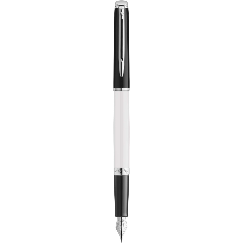 Logotrade promotional giveaway image of: Hemisphere colour blocking fountain pen with palladium trim