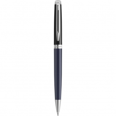 Logotrade corporate gift image of: Hemisphere colour blocking ballpoint pen with palladium trim