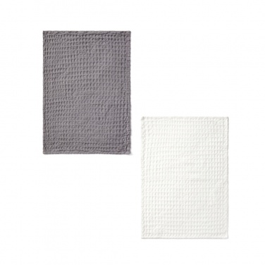 Logotrade promotional merchandise photo of: VINGA Cromer waffle kitchen towel, 2 pcs