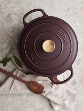 Logo trade promotional items image of: VINGA Monte enameled cast iron pot 5.5L