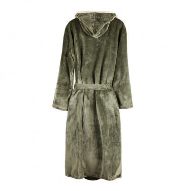 Logo trade business gifts image of: VINGA Louis luxury plush RPET robe size L-XL