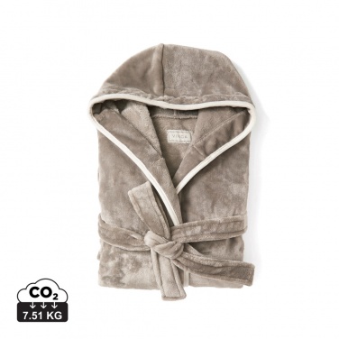 Logotrade promotional item picture of: VINGA Louis luxury plush GRS RPET robe size S-M