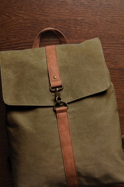 Logotrade promotional item image of: VINGA Bosler backpack GRS recycled canvas