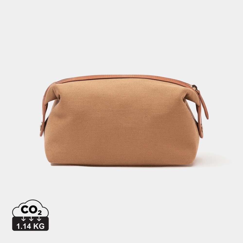 Logotrade promotional item image of: VINGA Sloane toiletry bag RCS recycled polyester