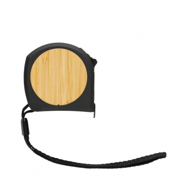 Logo trade promotional merchandise picture of: RCS recycled plastic bamboo tape 5M/19mm