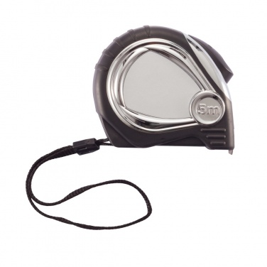 Logotrade promotional gift image of: Chrome plated auto stop tape measure