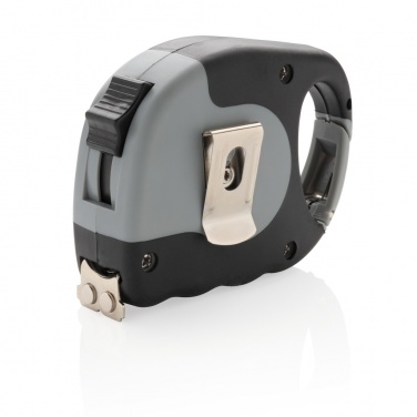 Logo trade promotional gift photo of: Measuring tape with carabiner