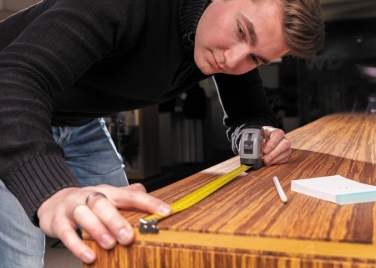 Logotrade corporate gift picture of: Measuring tape with carabiner